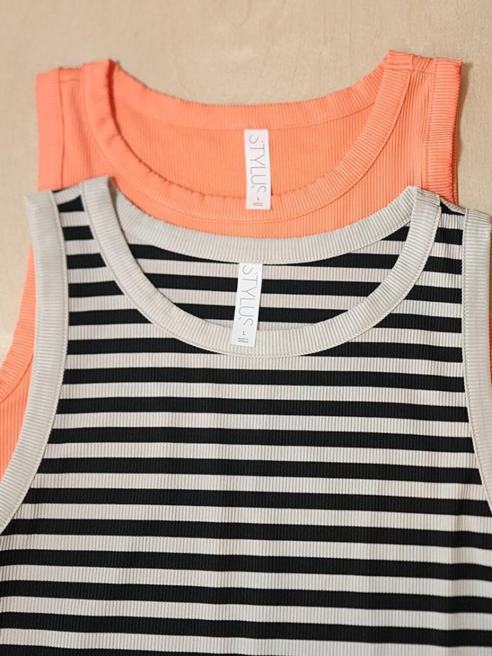 Women's STYLUS Ribbed Tank Tops - Picture 1 of 5